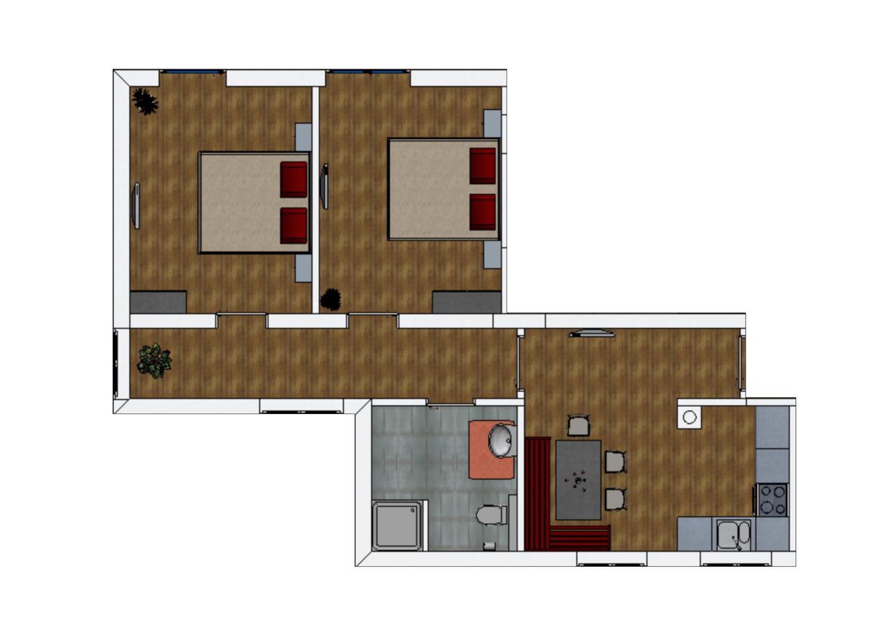Pension Appartement Lanzer Moosburg Exterior foto